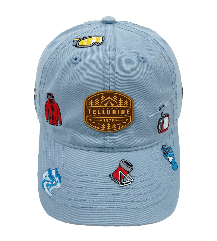 Telluride  Skiing Adventure Baseball Cap