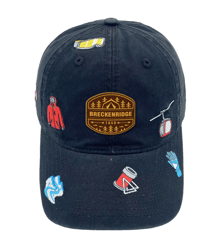 Breckenridge Skiing Adventure Baseball Cap