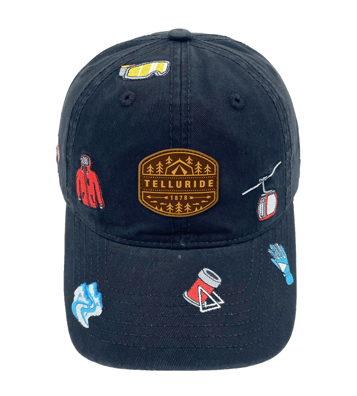 Telluride  Skiing Adventure Baseball Cap