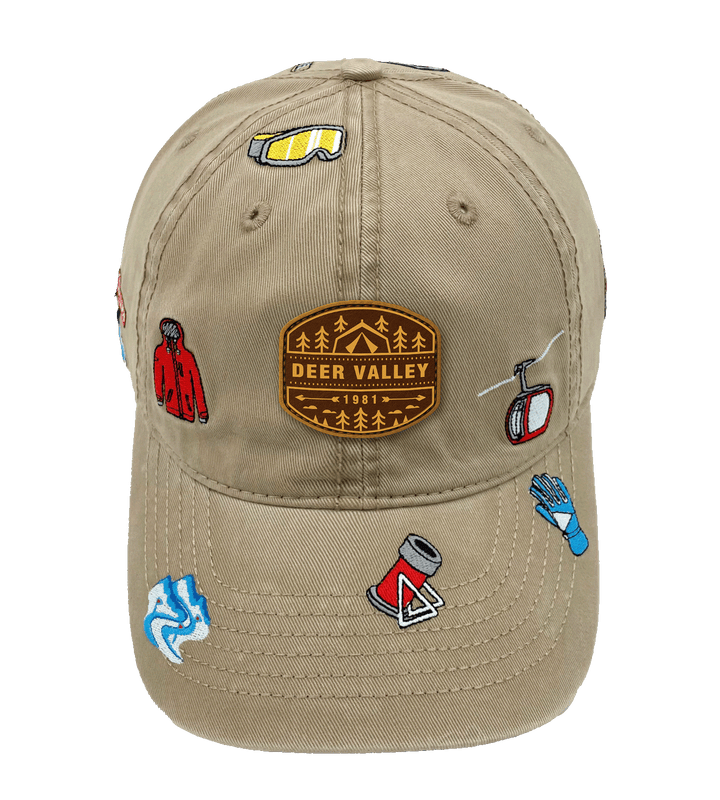 Deer Valley Skiing Adventure Baseball Cap