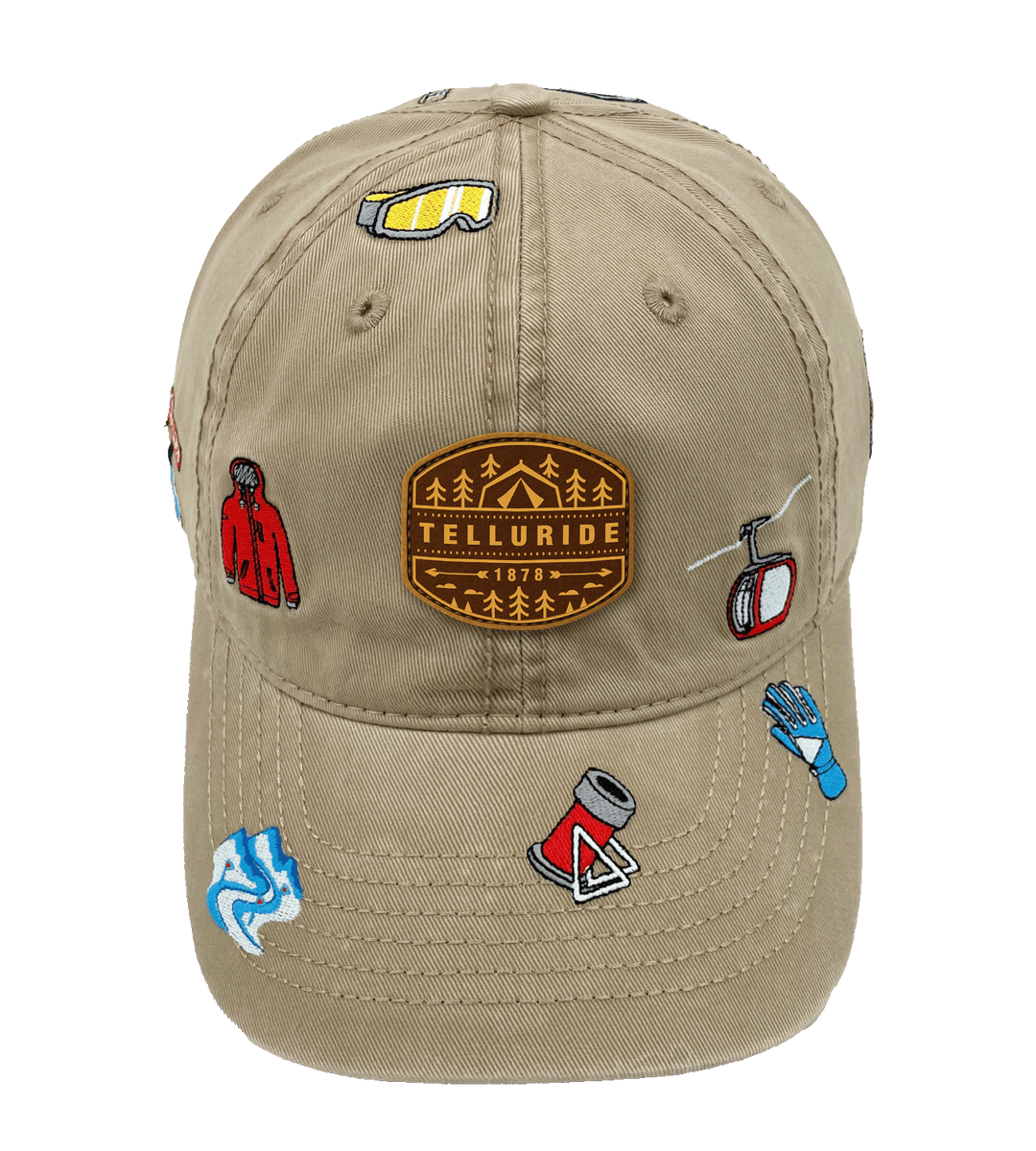 Telluride  Skiing Adventure Baseball Cap