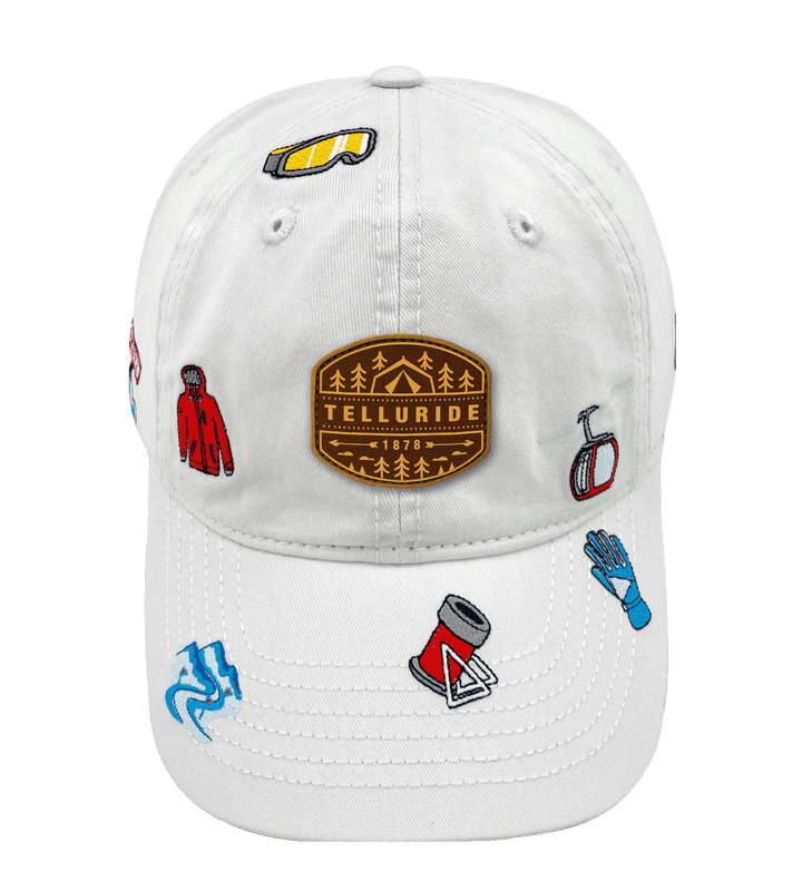 Telluride  Skiing Adventure Baseball Cap