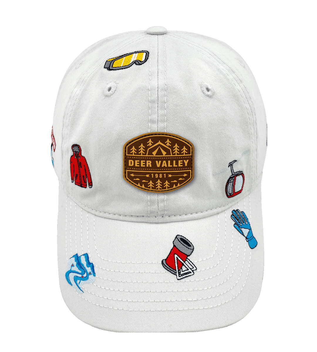 Deer Valley Skiing Adventure Baseball Cap