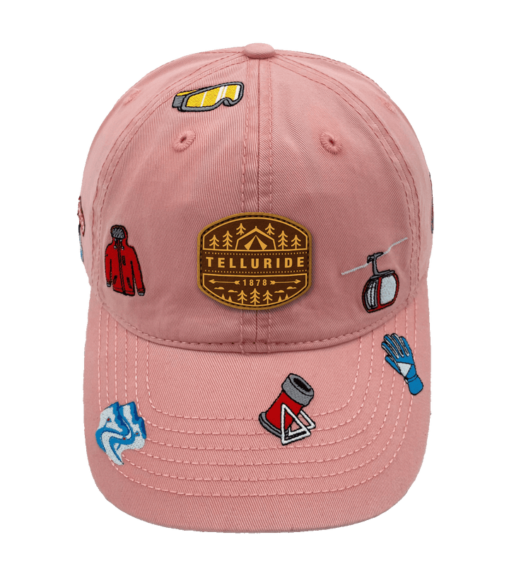 Telluride  Skiing Adventure Baseball Cap