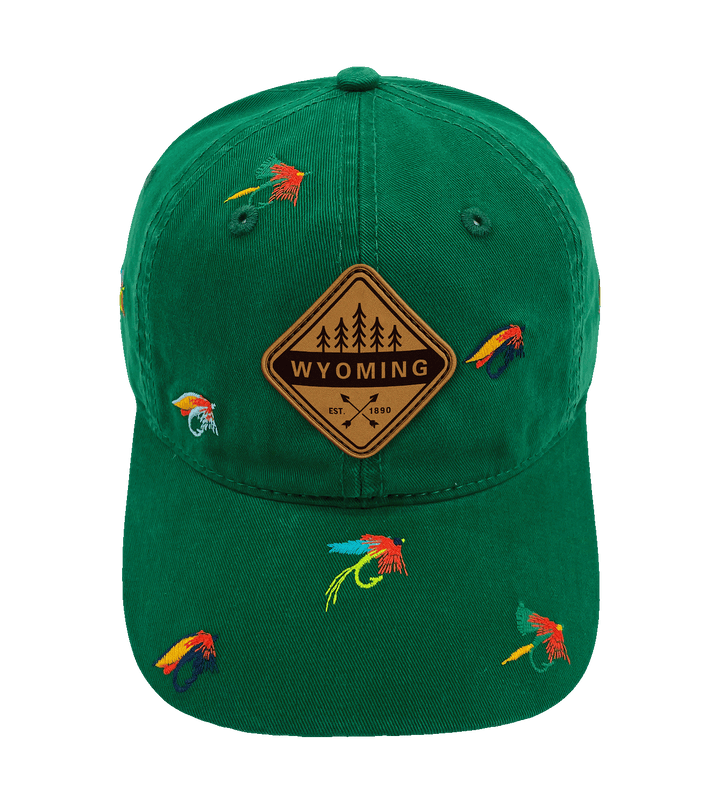 Wyoming Fly Fishing Adventure Baseball Cap