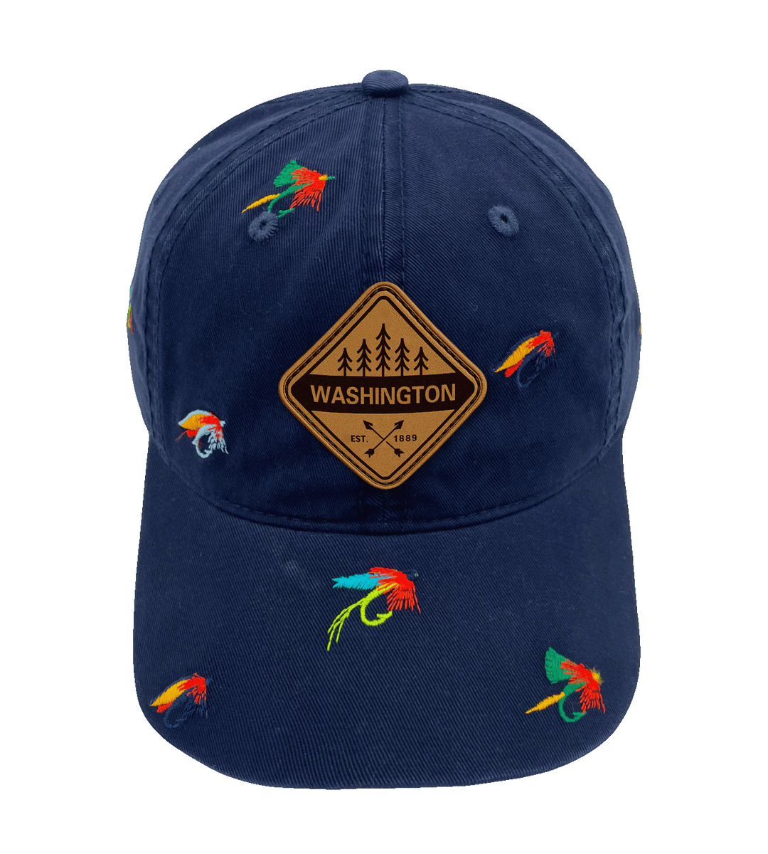 Washington Fly Fishing Adventure Baseball Cap