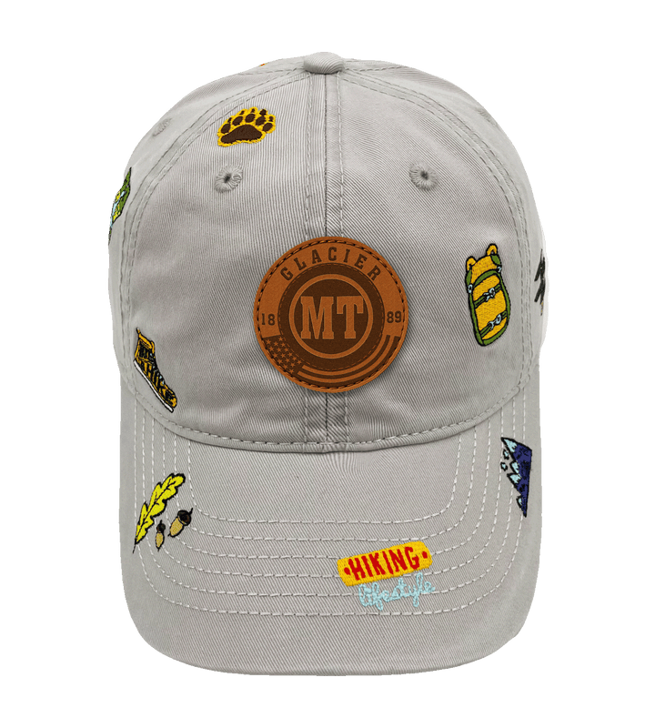 Glacier Hiking Lifestyle Cap – Montana