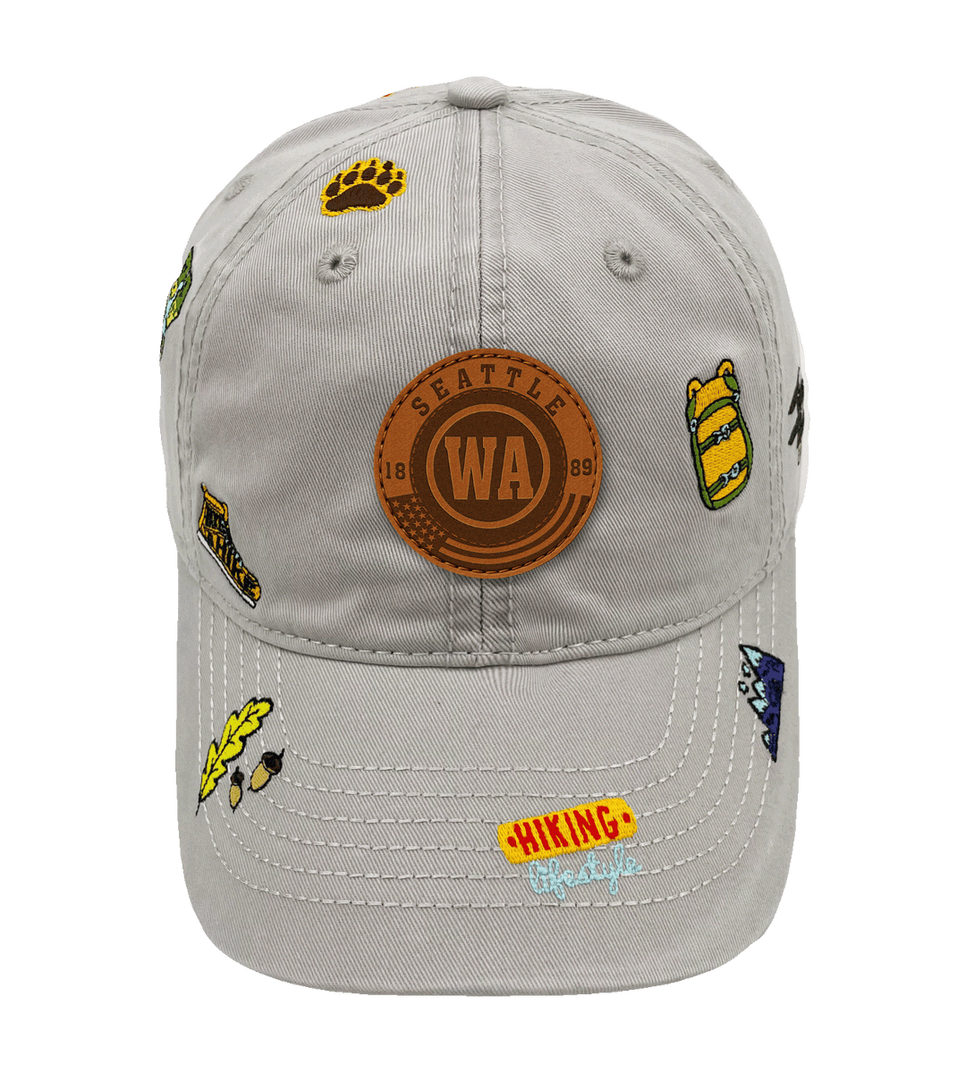 Seattle Hiking Lifestyle Cap – Washington