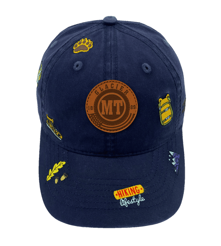 Glacier Hiking Lifestyle Cap – Montana