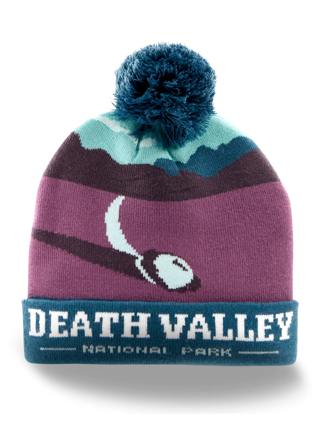 Death Valley National Park Beanie Hat with Pom Pom Knit Winter Cap