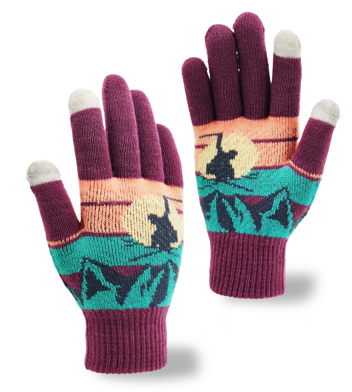 Moonlit Ascent Knit Gloves