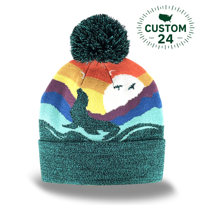 Sea Otter Kids Beanie Hat – Warm Winter Knit Hat for Little Nature Explorers