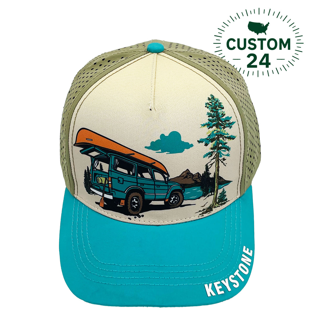 Keystone Camping Adventure Baseball Cap – Custom Outdoor Travel Souvenir Hat