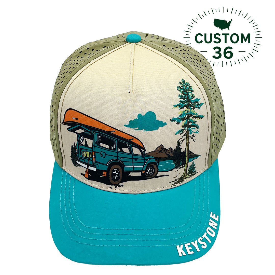 Keystone Camping Adventure Baseball Cap – Custom Outdoor Travel Souvenir Hat
