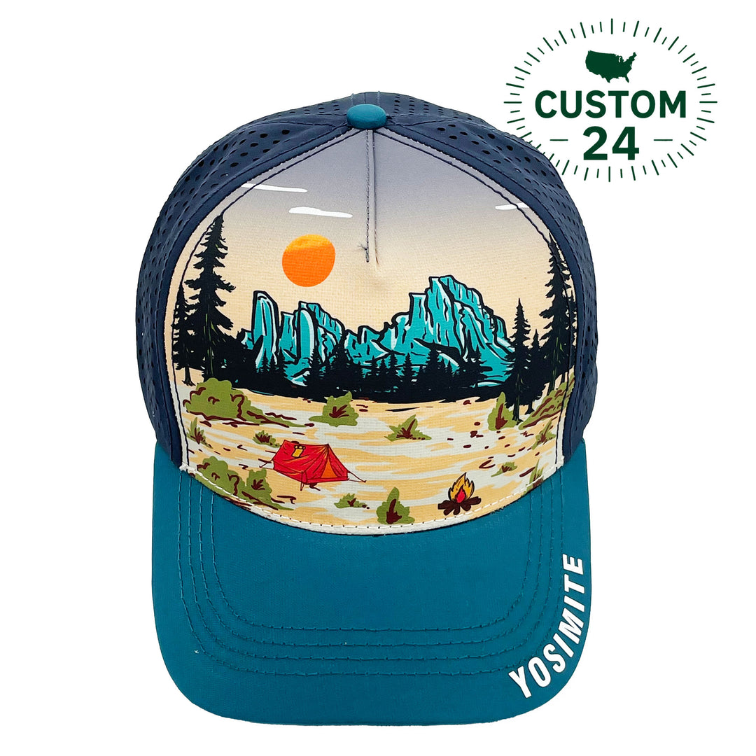 Yosemite Camping Adventure Baseball Cap – Custom Outdoor Travel Souvenir Hat