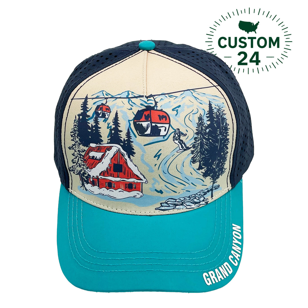 Grand Canyon Ski Adventure Baseball Cap – Custom Mountain Winter Travel Souvenir Hat
