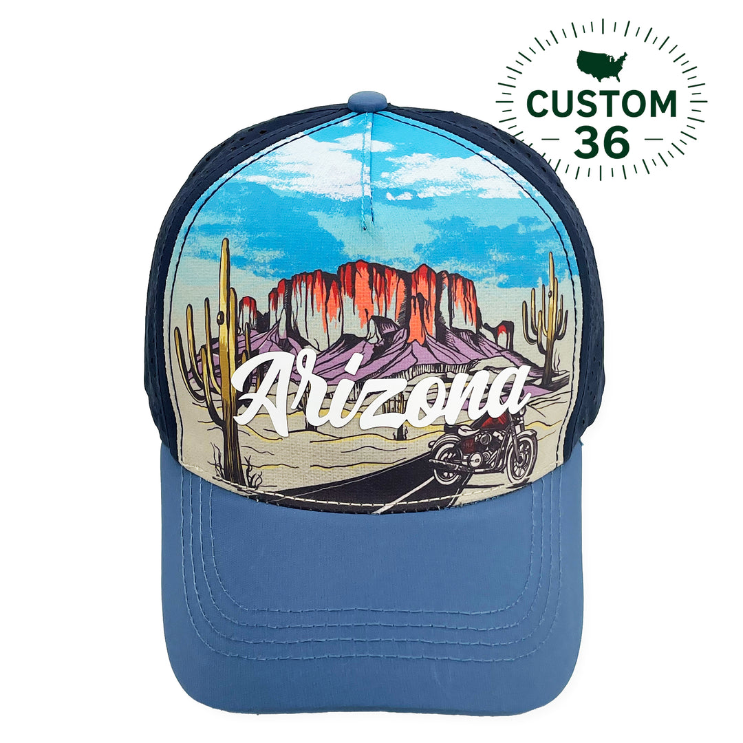 Arizona Desert Road Trip Baseball Cap – Custom Southwest Adventure Travel Souvenir Hat