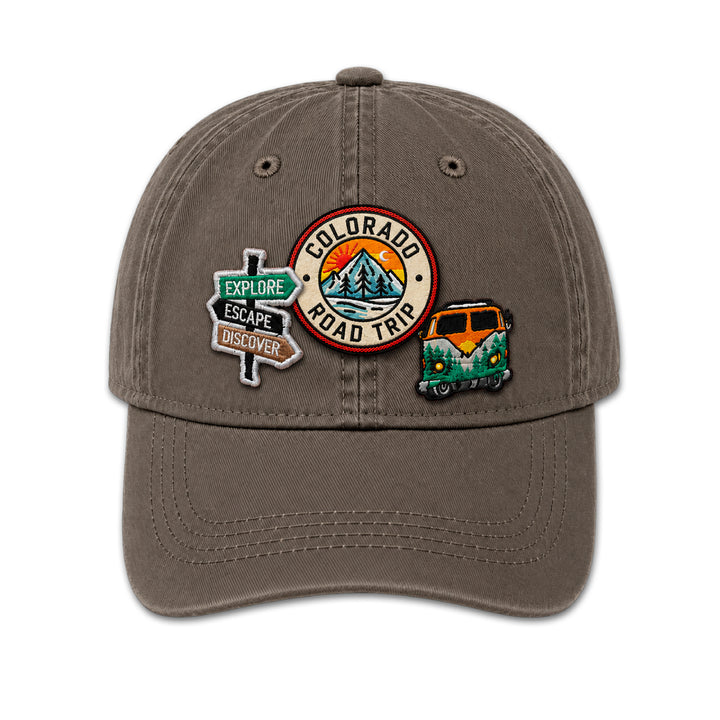 Colorado Triple Patch Adventure Baseball Cap