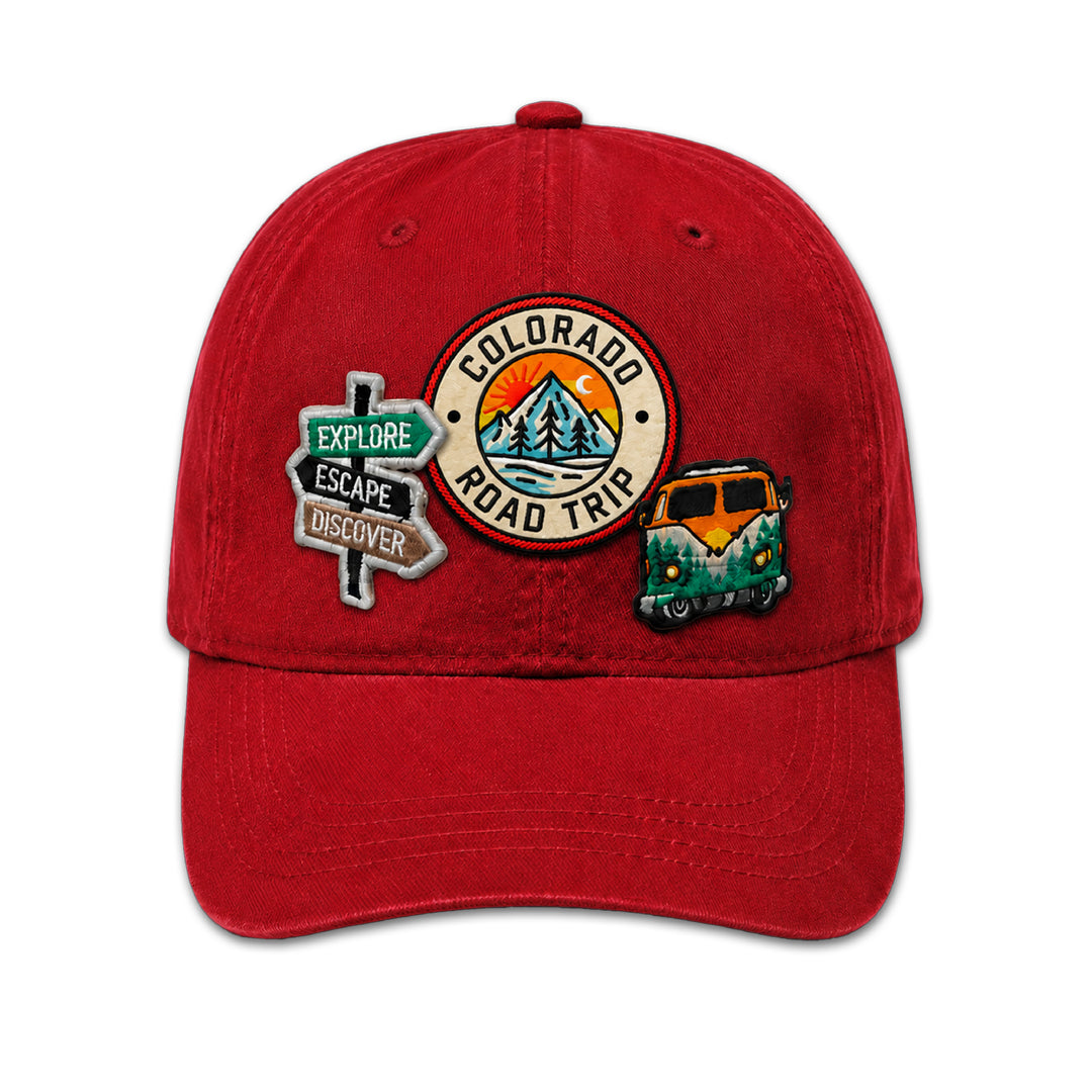Colorado Triple Patch Adventure Baseball Cap
