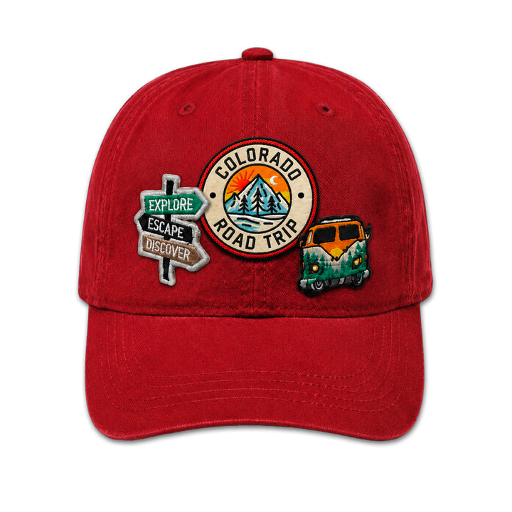 Colorado Triple Patch Adventure Baseball Cap