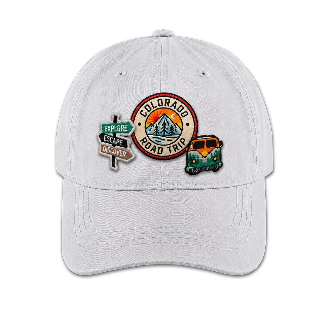 Colorado Triple Patch Adventure Baseball Cap