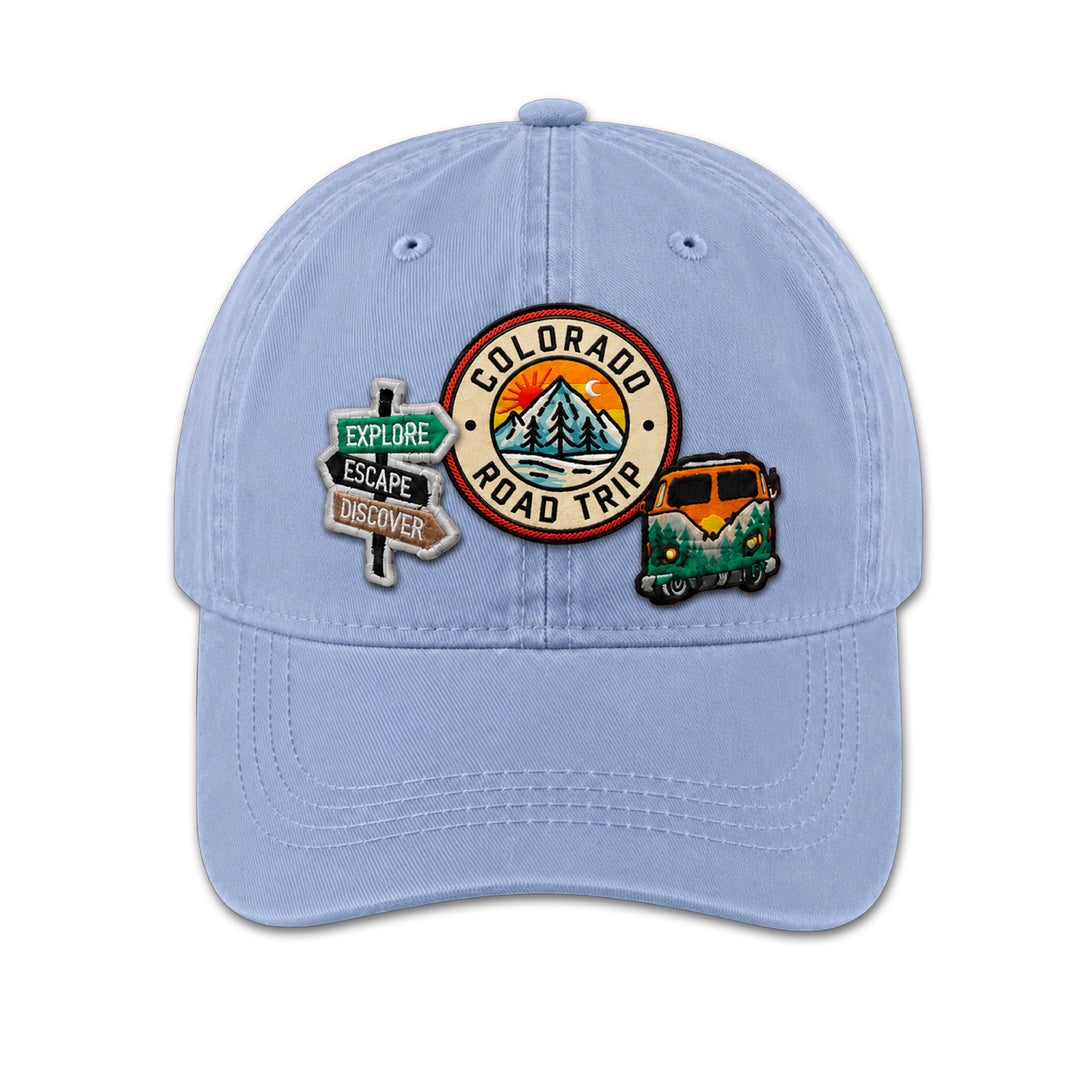Colorado Triple Patch Adventure Baseball Cap