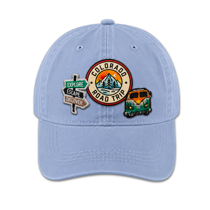 Colorado Triple Patch Adventure Baseball Cap