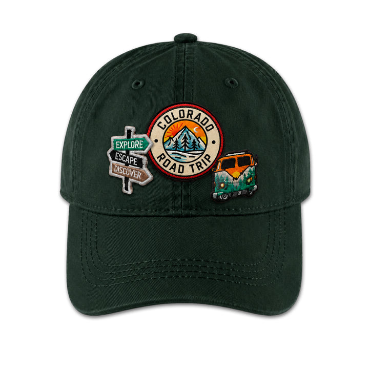Colorado Triple Patch Adventure Baseball Cap