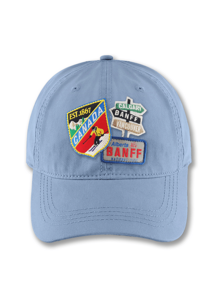 Canada Banff National Park Embroidered Patch Baseball Cap – Calgary Vancouver Adventure Travel Dad Hat Gift