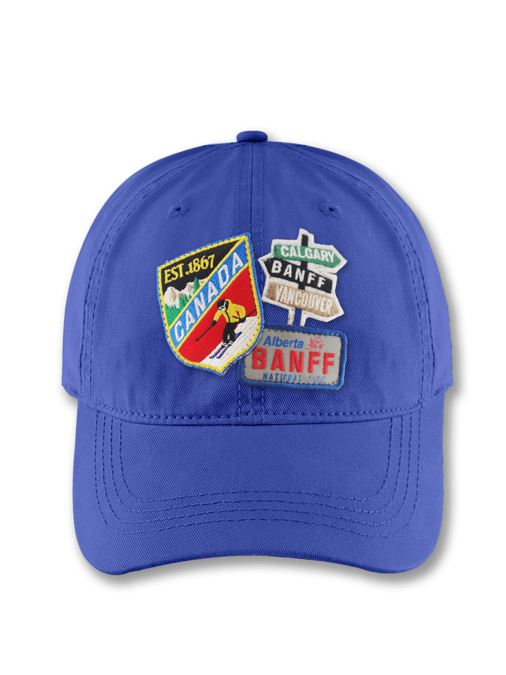 Canada Banff National Park Embroidered Patch Baseball Cap – Calgary Vancouver Adventure Travel Dad Hat Gift