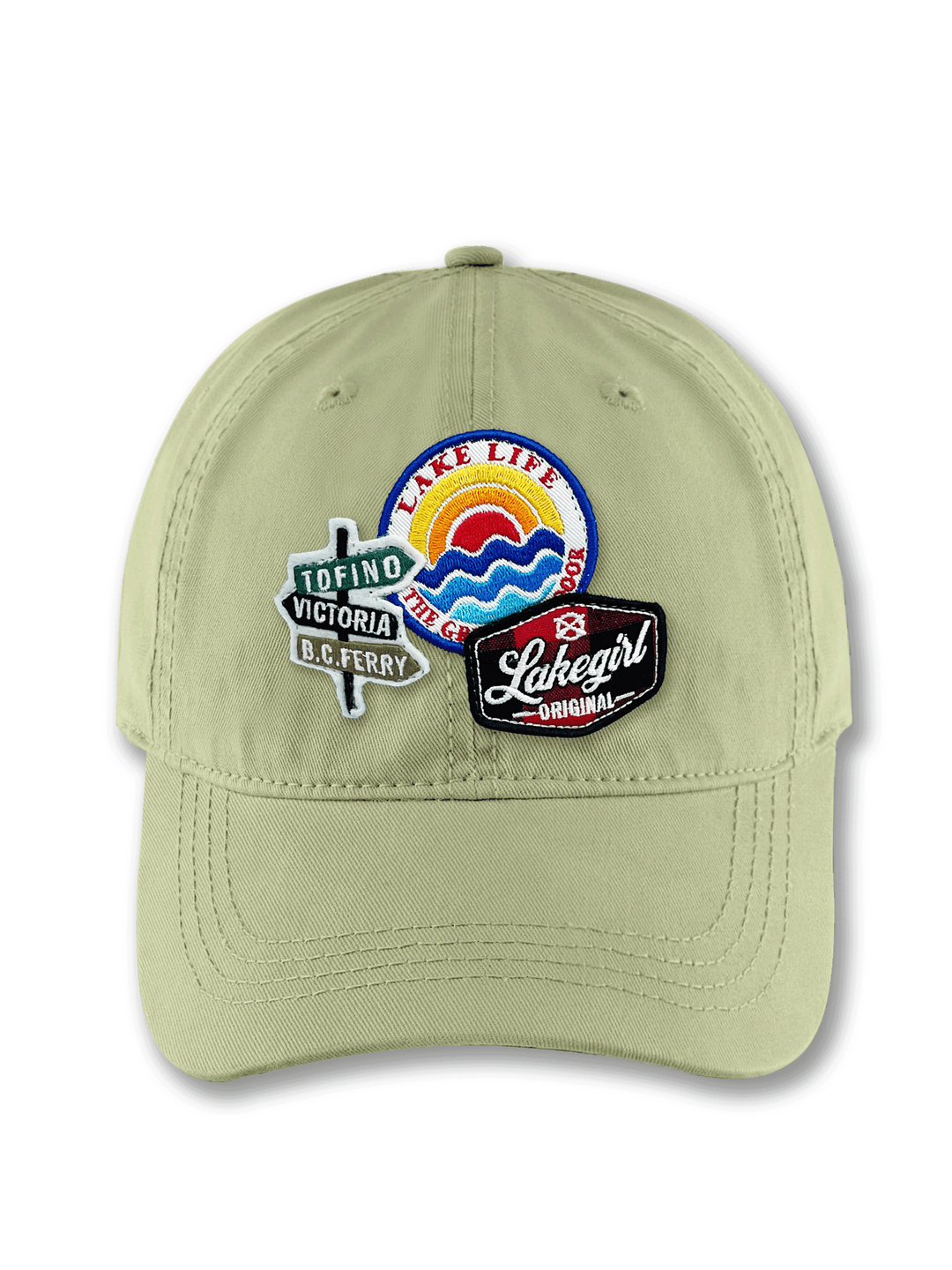 Tofino Victoria Lake Life Embroidered Patch Travel Cap
