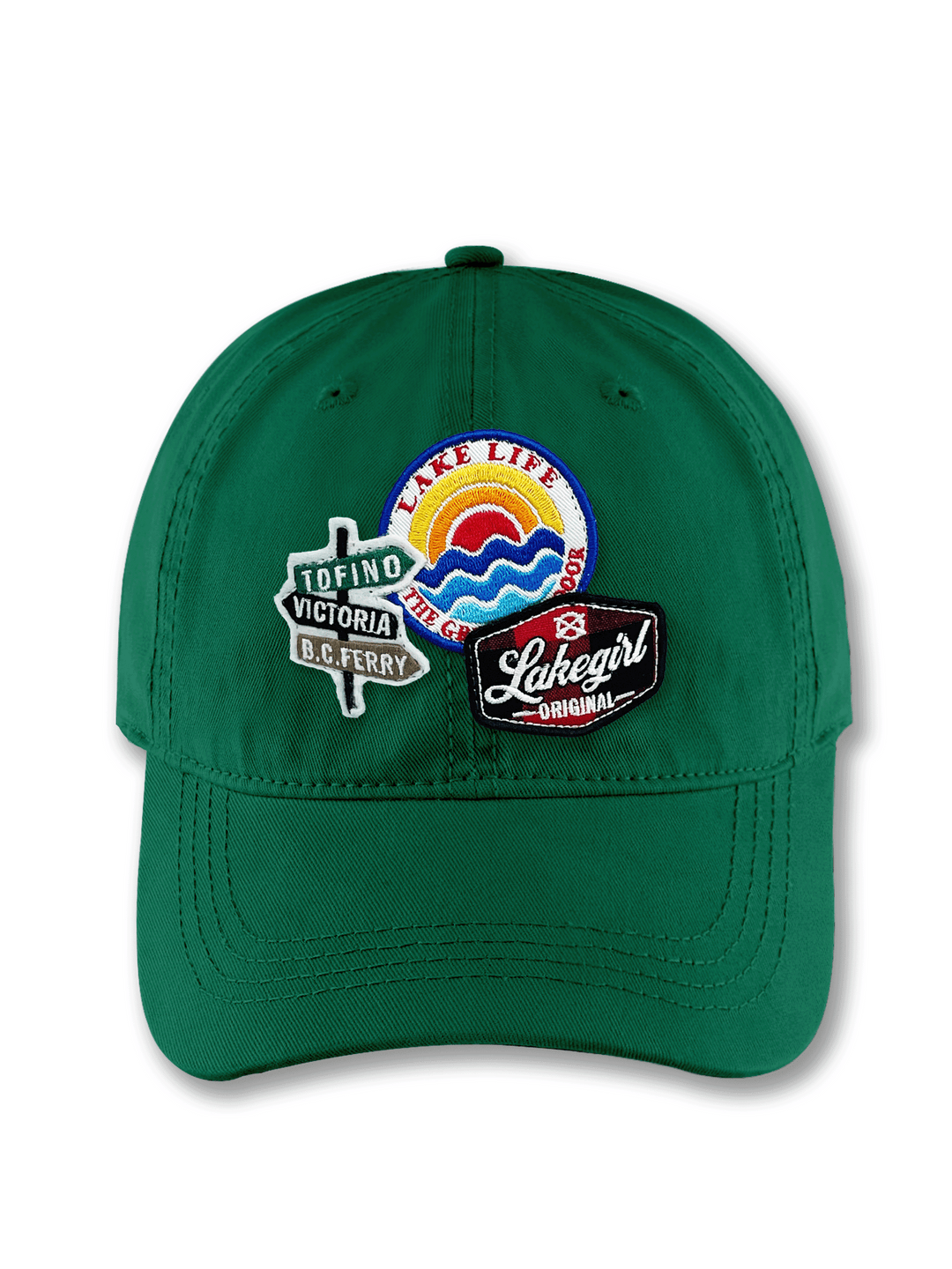 Tofino Victoria Lake Life Embroidered Patch Travel Cap