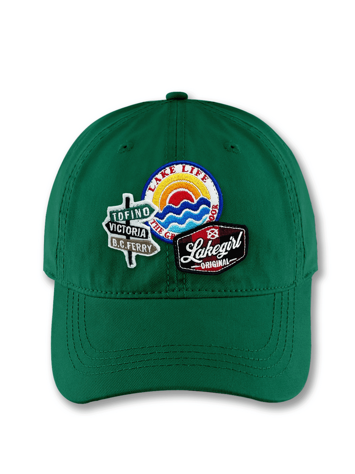 Tofino Victoria Lake Life Embroidered Patch Travel Cap
