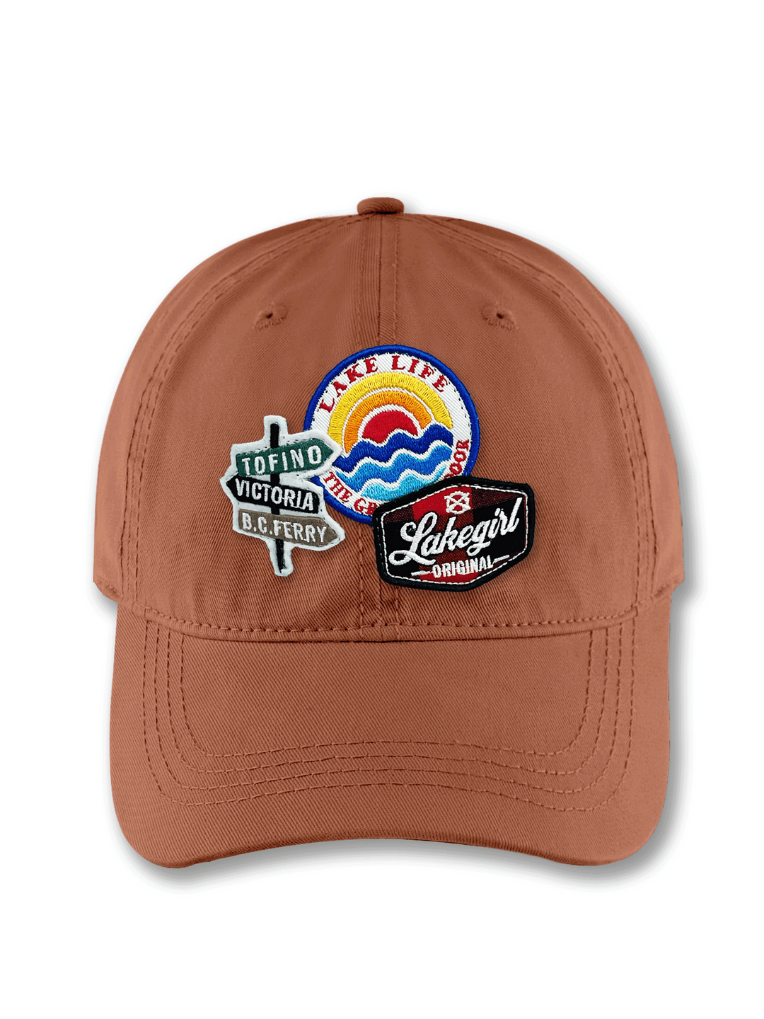Tofino Victoria Lake Life Embroidered Patch Travel Cap