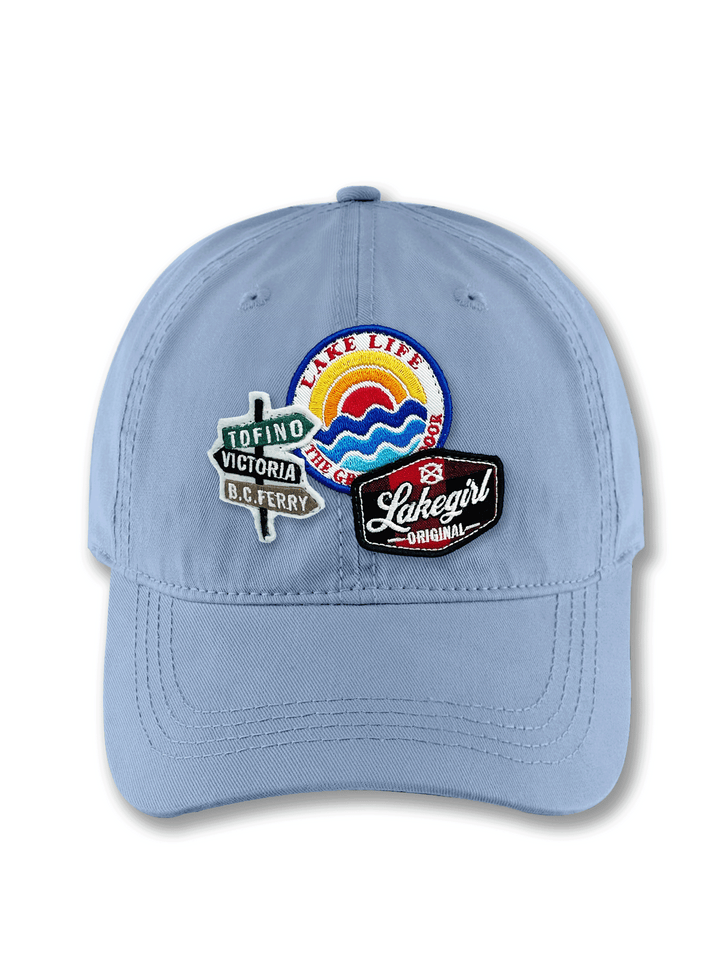 Tofino Victoria Lake Life Embroidered Patch Travel Cap