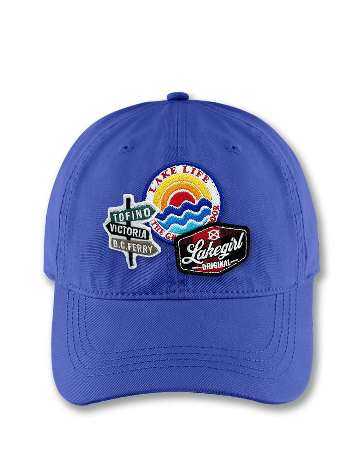 Tofino Victoria Lake Life Embroidered Patch Travel Cap