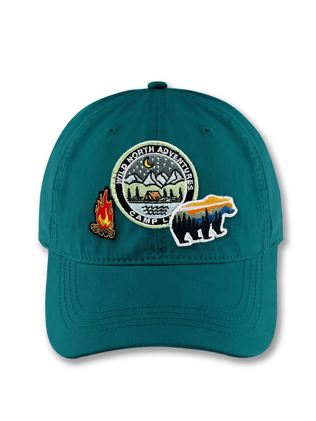 Outdoor Adventure Brown Baseball Cap for Campers and Nature Lovers