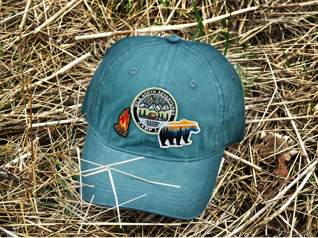 Outdoor Adventure Brown Baseball Cap for Campers and Nature Lovers