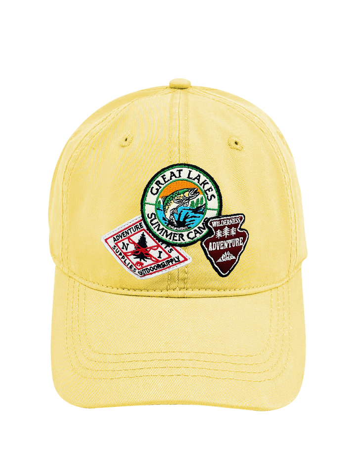 Great Lakes Summer Camp Embroidered Patch Baseball Cap