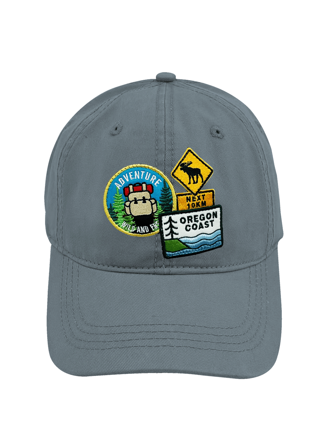 Oregon Coast Adventure Embroidered Patch Baseball Cap