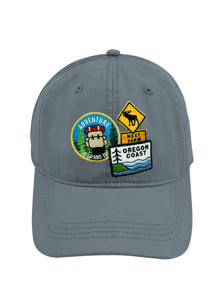 Oregon Coast Adventure Embroidered Patch Baseball Cap