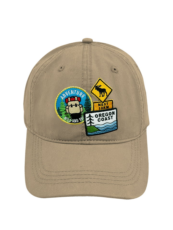 Oregon Coast Adventure Embroidered Patch Baseball Cap