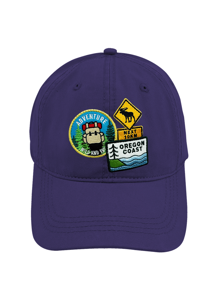 Oregon Coast Adventure Embroidered Patch Baseball Cap