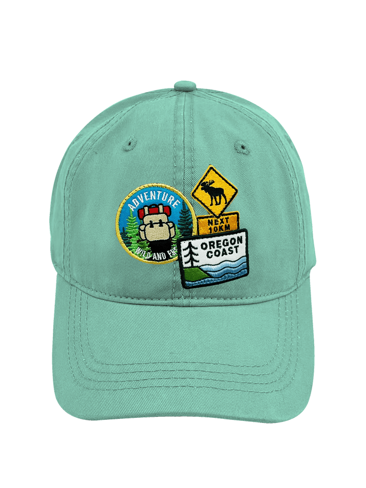 Oregon Coast Adventure Embroidered Patch Baseball Cap