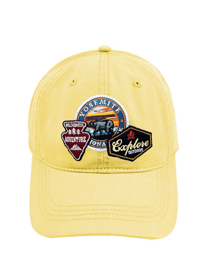 Yosemite National Park Adventure Embroidered Patch Baseball Cap