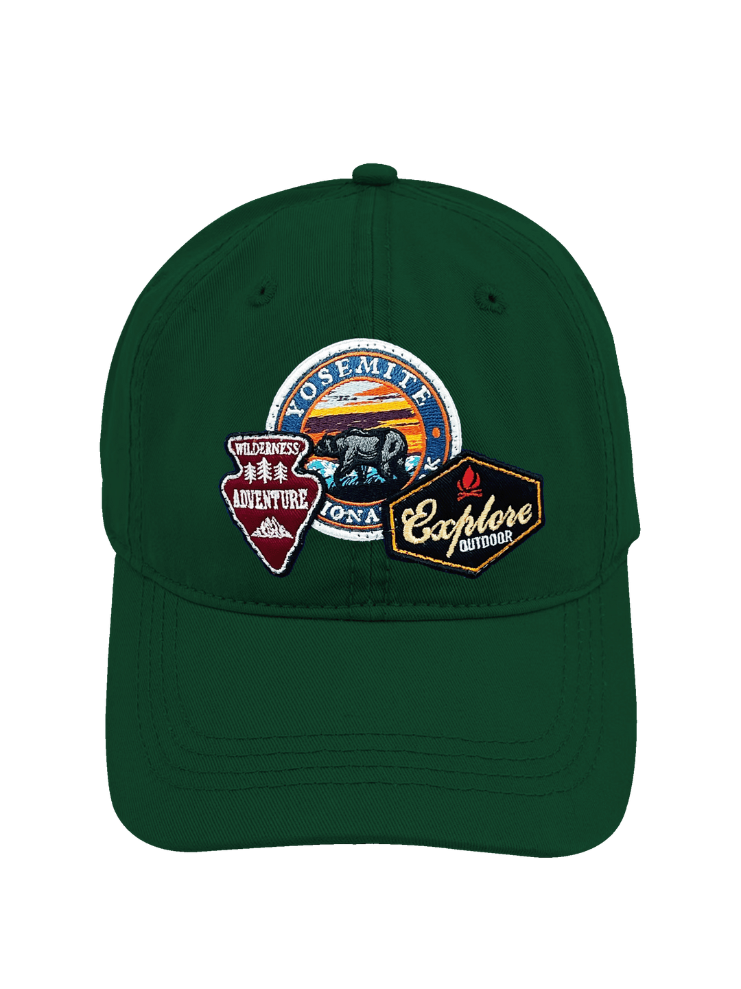 Yosemite National Park Adventure Embroidered Patch Baseball Cap
