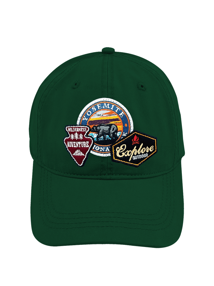 Yosemite National Park Adventure Embroidered Patch Baseball Cap