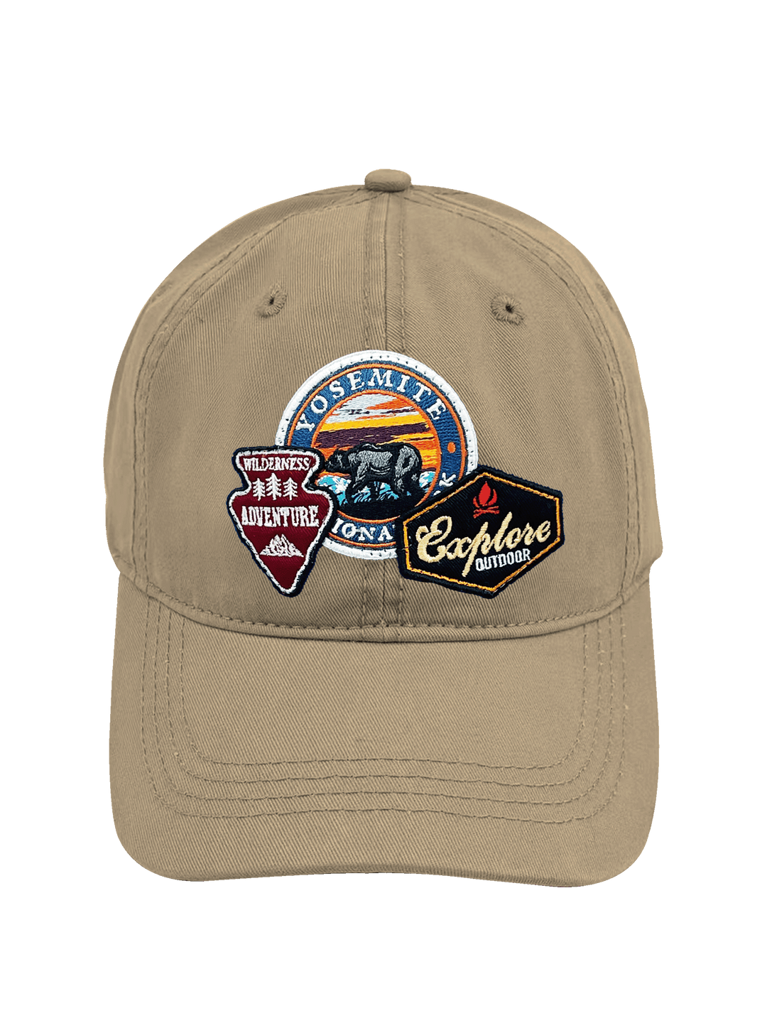 Yosemite National Park Adventure Embroidered Patch Baseball Cap