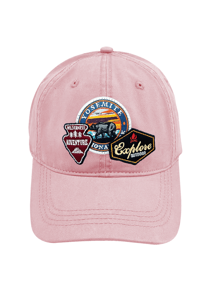 Yosemite National Park Adventure Embroidered Patch Baseball Cap
