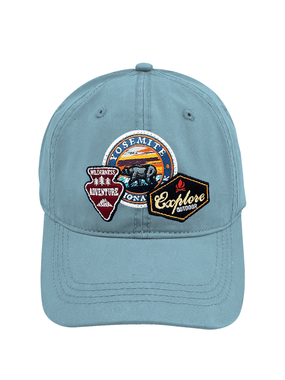 Yosemite National Park Adventure Embroidered Patch Baseball Cap
